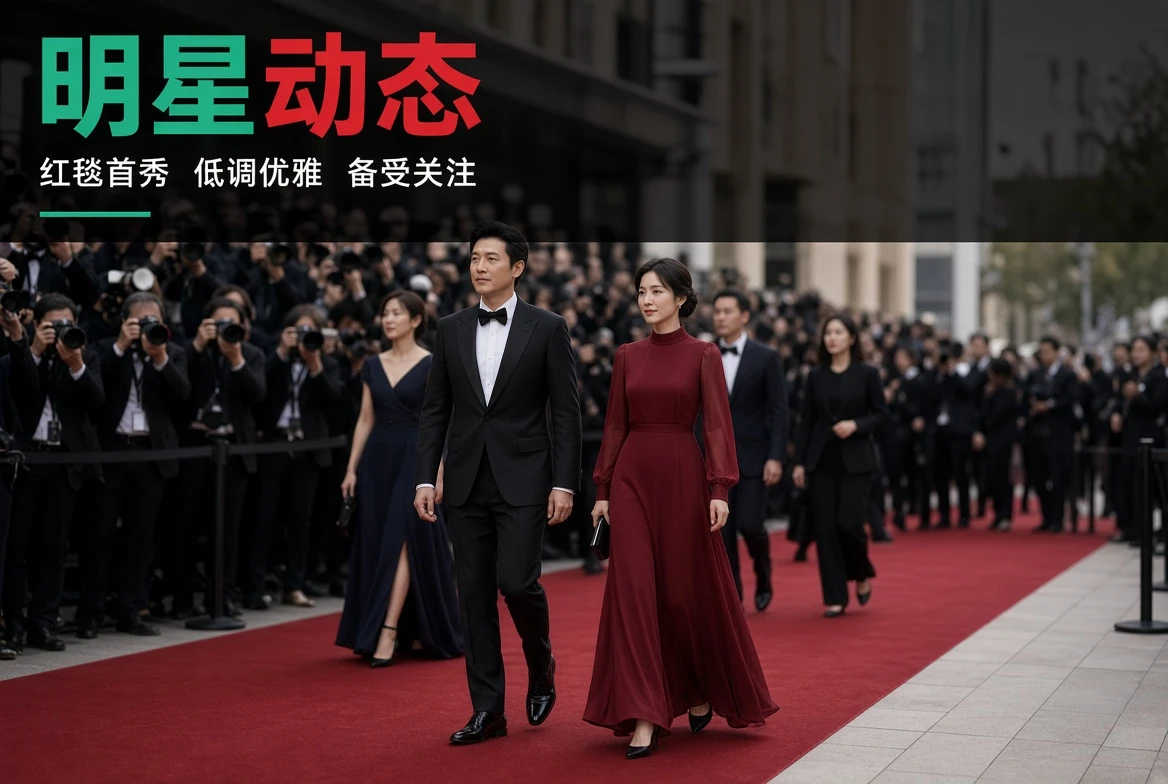 明星公开动态与演出观察影像